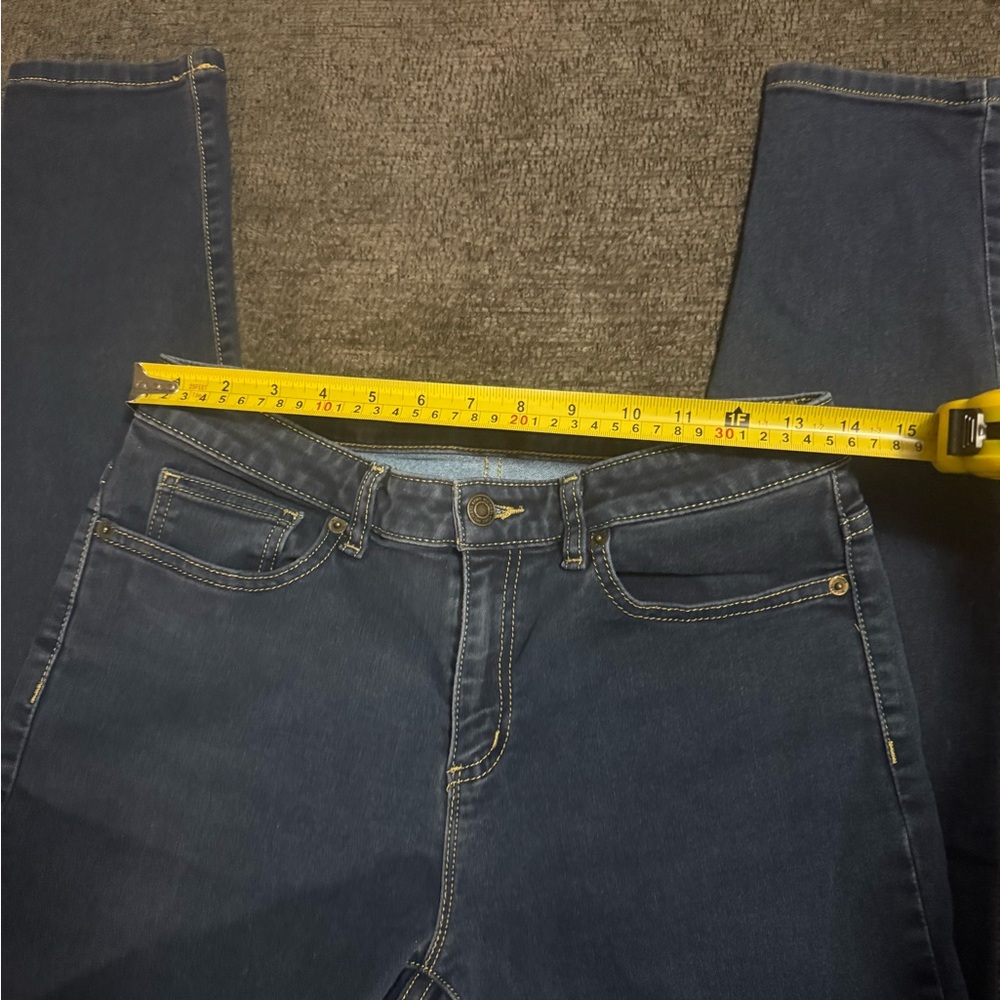 Michael Kors Izzy Skinny Jeans Dark Wash Size 8 Stretch - Picture 10 of 14